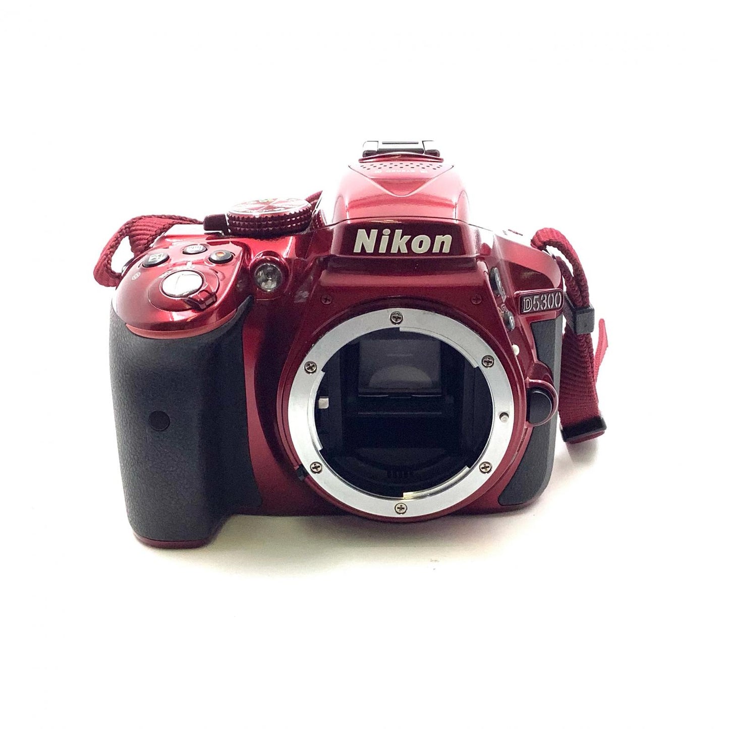 【全額返金保証】【最速発送】Nikon デジタル一眼 D5300 ボディ レッド 美品 動作確認済