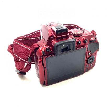 【全額返金保証】【最速発送】Nikon デジタル一眼 D5300 ボディ レッド 美品 動作確認済