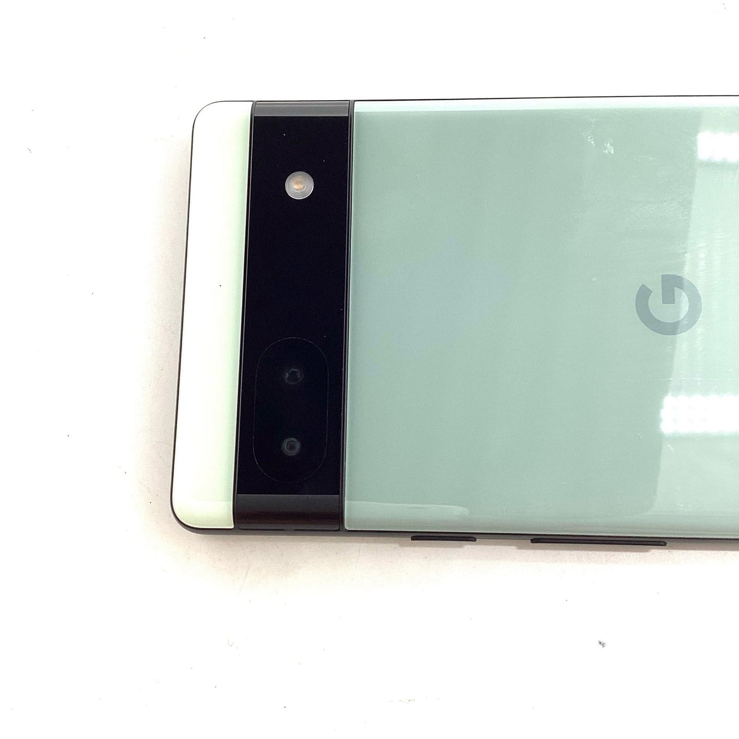 【全額返金保証】【最速発送】Google Pixel 6a 128GB セイジ au SIMフリー GB17L 白ロム 美品 動作確認済