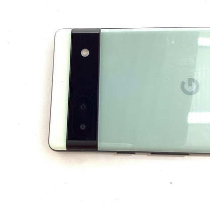 【全額返金保証】【最速発送】Google Pixel 6a 128GB セイジ au SIMフリー GB17L 白ロム 美品 動作確認済