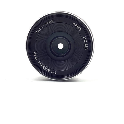 【全額返金保証】【最速発送】七工匠(7artisans) 7artisans 25mm F1.8 25M43B ブラック 超美品 動作確認済