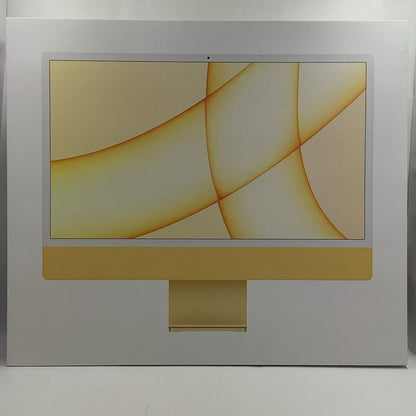 【全額返金保証】【最速発送】Apple iMac 24インチ M1 8コア 8GB SSD 256GB イエロー 美品 動作確認済