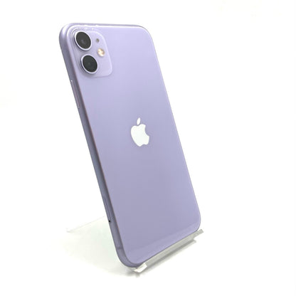 【全額返金保証】【最速発送】Apple iPhone iPhone 11 64GB パープル Softbank 白ロム 動作確認済 62%