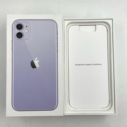 【全額返金保証】【最速発送】Apple iPhone iPhone 11 64GB パープル Softbank 白ロム 動作確認済 62%