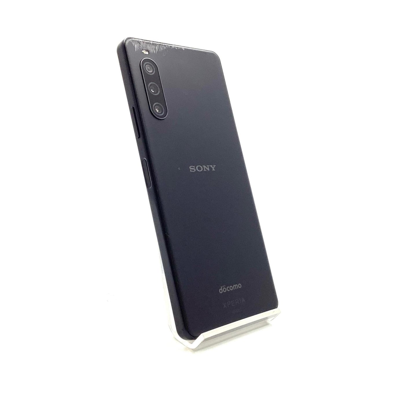 【最速発送】Sony Xperia 10 IV 128GB ブラック docomo SIMフリー S0-52C 白ロム【難有】