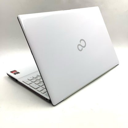 【全額返金保証】【最速発送】FUJITSU LIFEBOOK AH450/J FMVA450JW AMD Ryzen 5 5500U 8GB M.2 SSD 256GB 87% 美品 動作確認済