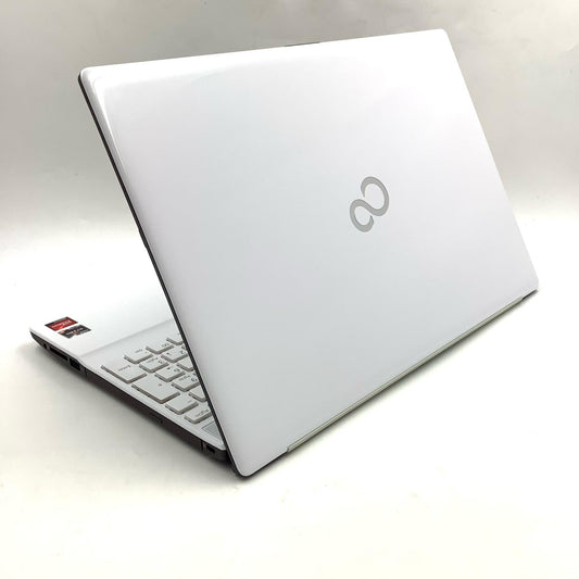 【全額返金保証】【最速発送】FUJITSU LIFEBOOK AH450/J FMVA450JW AMD Ryzen 5 5500U 8GB M.2 SSD 256GB 87% 美品 動作確認済
