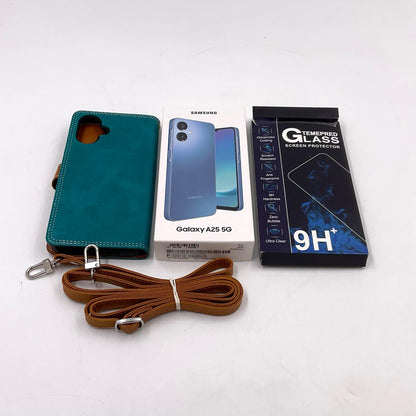 【全額返金保証】【最速発送】SAMSUNG Galaxy Galaxy A25 5G 64GB ブルー au SIMフリー SCG33 白ロム 美品 動作確認済