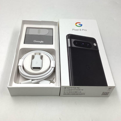 【全額返金保証】【最速発送】Google Pixel 8 Pro 256GB Obsidian SIMフリー GE9DP 白ロム 美品 動作確認済