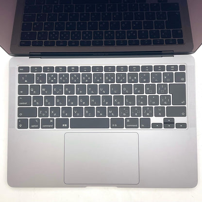 【全額返金保証】【最速発送】Apple MacBook Air 13.3インチ 2020 Intel Core i3 1.1GHz 8GB 256GB スペースグレイ 82.5% 動作確認済
