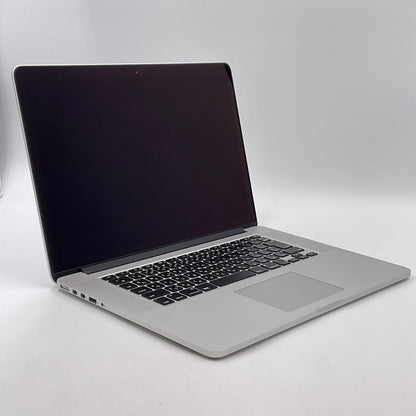 【全額返金保証】【最速発送】Apple MacBook Pro 15.4インチ 2015 2.2GHz Intel Core i7 16GB 256GB シルバー 美品 動作確認済