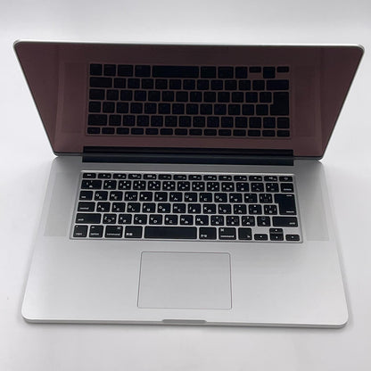 【全額返金保証】【最速発送】Apple MacBook Pro 15.4インチ 2015 2.2GHz Intel Core i7 16GB 256GB シルバー 美品 動作確認済