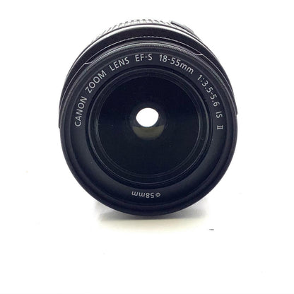 【全額返金保証】【最速発送】Canon EF-S18-55mm F3.5-5.6 IS II 美品 動作確認済