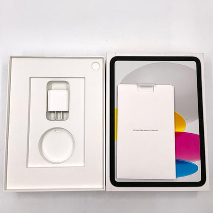 【全額返金保証】【最速発送】Apple iPad iPad 10.9インチ 第10世代 256GB シルバー Wi-Fi 美品 動作確認済