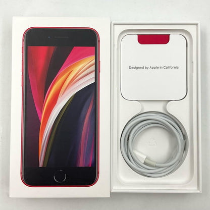 【全額返金保証】【最速発送】Apple iPhone iPhone SE（第2世代） 128GB (PRODUCT)RED SIMフリー 白ロム 動作確認済 83%