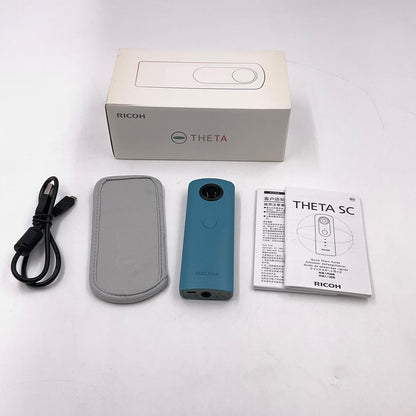 【全額返金保証】【最速発送】RICOH THETA SC [ブルー] 美品 動作確認済
