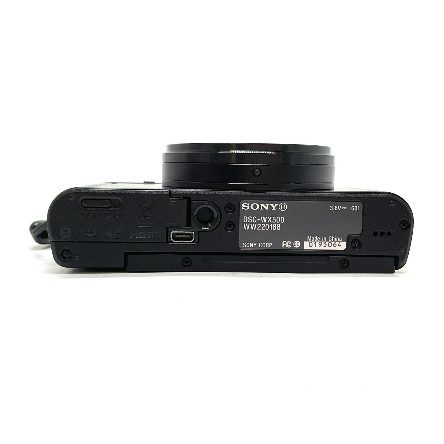 【全額返金保証】【最速発送】Sony コンパクトデジタルカメラ サイバーショット DSC-WX500 (B) [ブラック] 美品 動作確認済