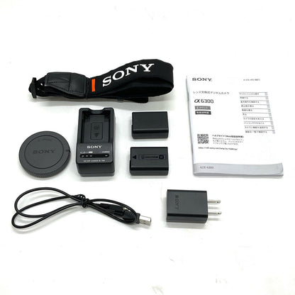 【全額返金保証】【最速発送】Sony デジタル一眼 α6300 ILCE-6300 ボディ ブラック 超美品 動作確認済