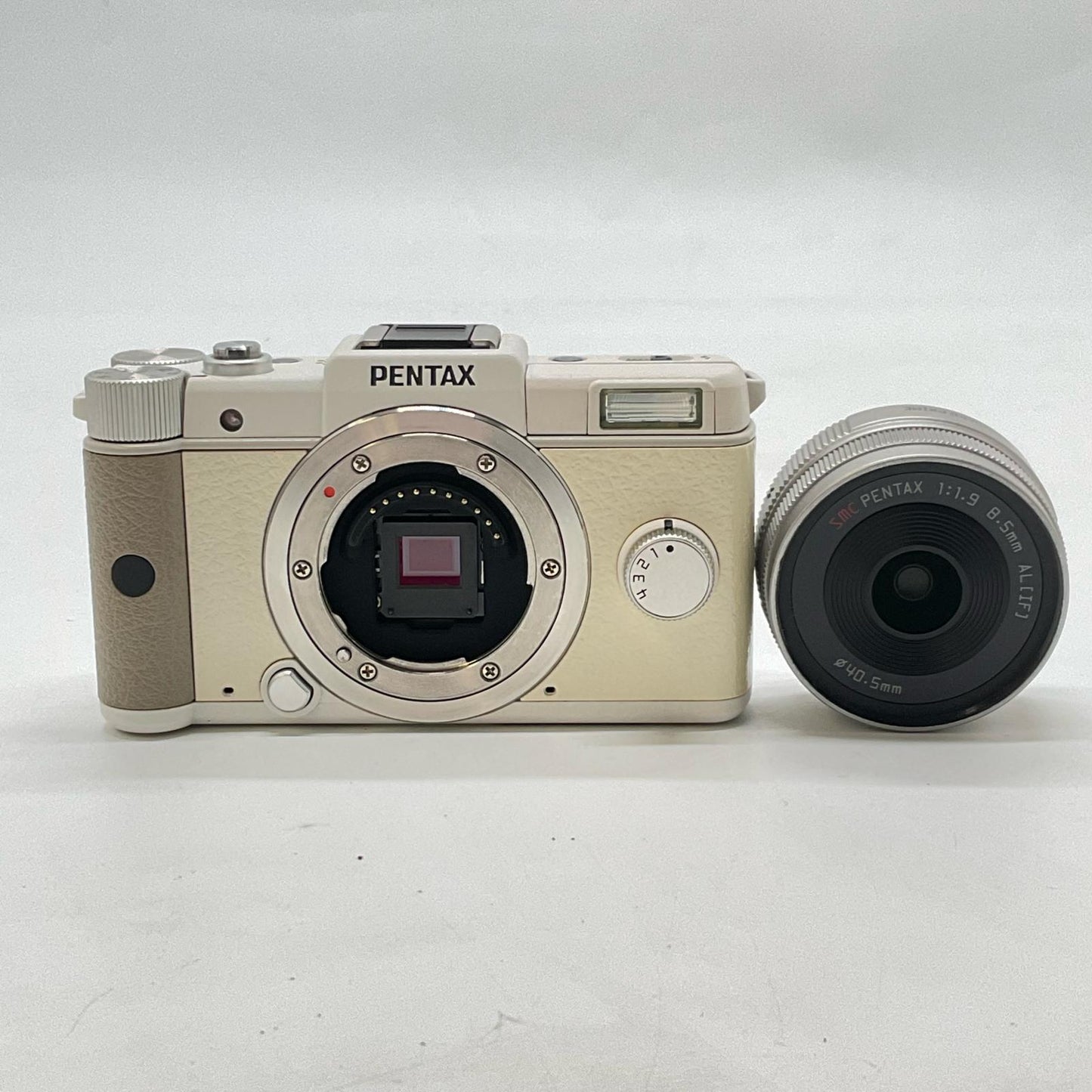 【全額返金保証】【最速発送】PENTAX デジタル一眼 Q レンズキット ホワイト 美品 動作確認済