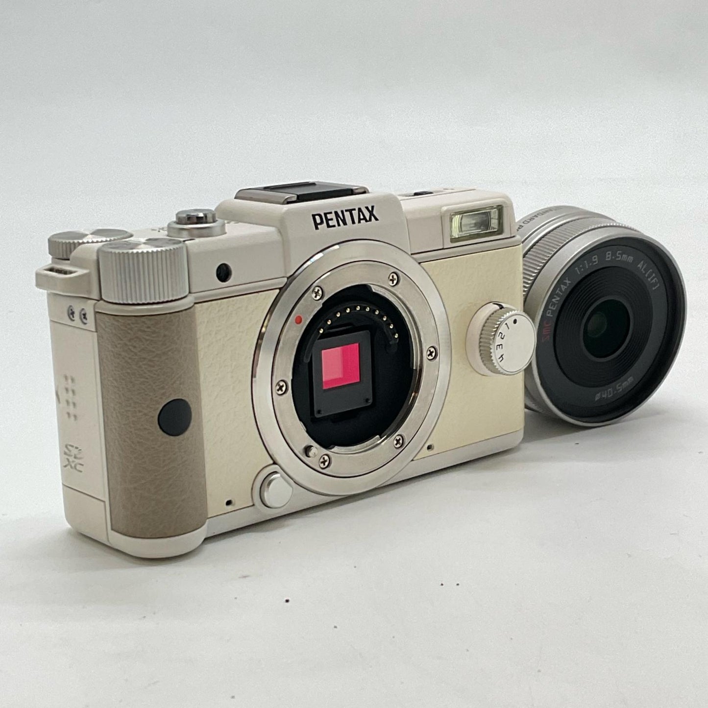 【全額返金保証】【最速発送】PENTAX デジタル一眼 Q レンズキット ホワイト 美品 動作確認済