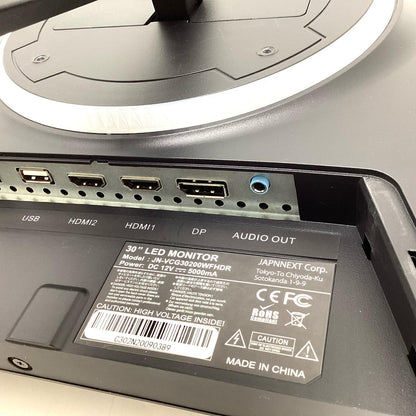 【全額返金保証】【最速発送】 JAPANNEXT JN-VCG30200WFHDR 30インチ 動作確認済
