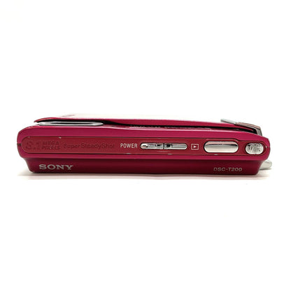 【最速発送】Sony コンパクトデジタルカメラ サイバーショット DSC-T200 レッド【難有】