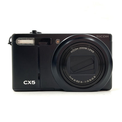 【全額返金保証】【最速発送】RICOH コンパクトデジタルカメラ CX5 [ブラック] 美品 動作確認済