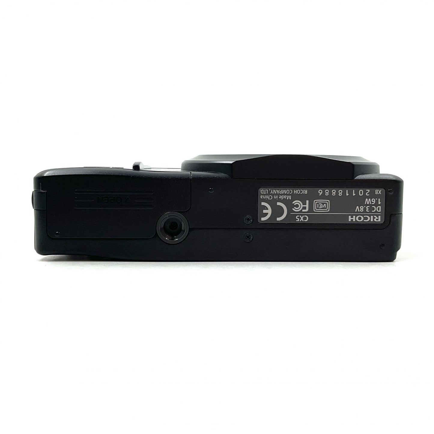 【全額返金保証】【最速発送】RICOH コンパクトデジタルカメラ CX5 [ブラック] 美品 動作確認済