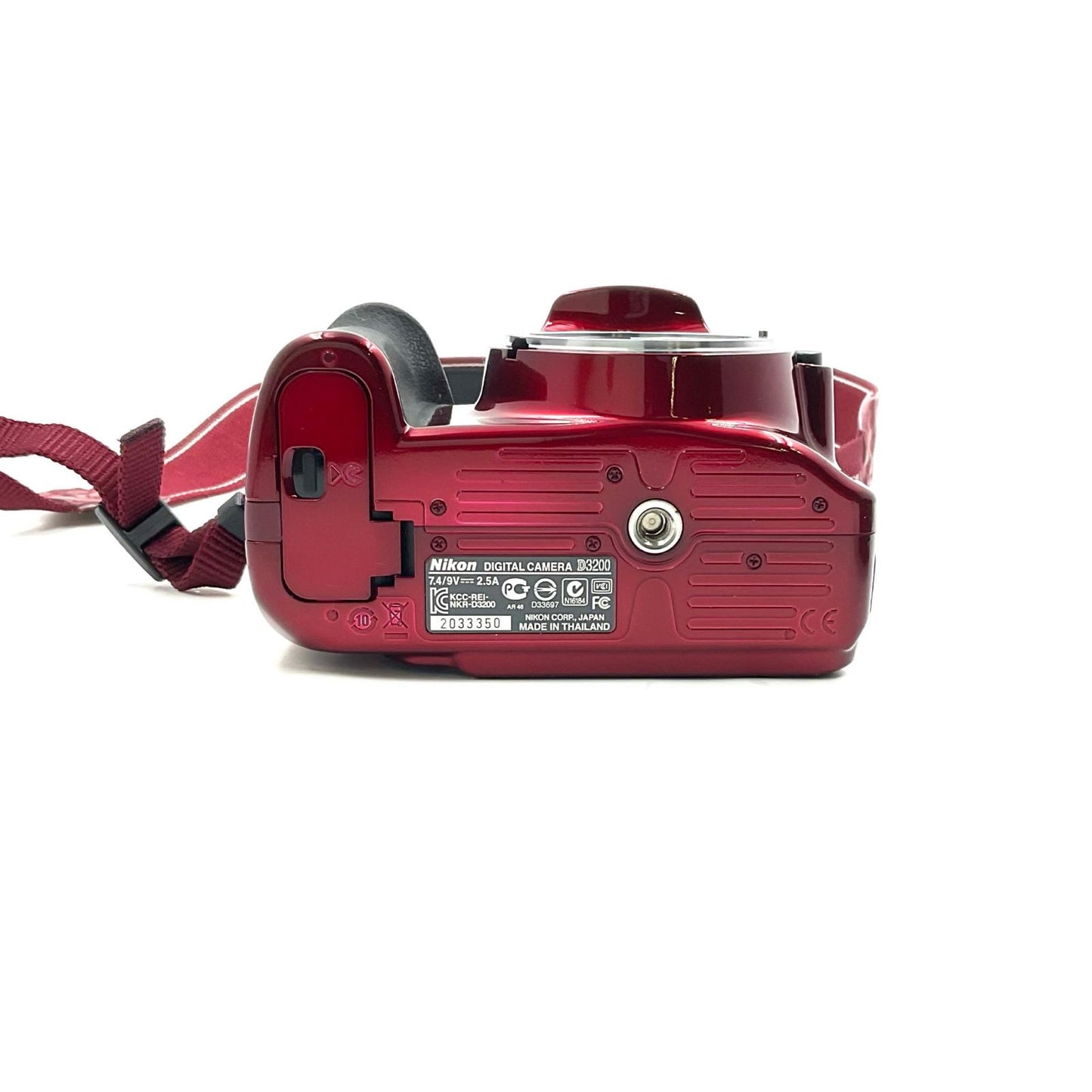 【最速発送】Nikon デジタル一眼 D3200 200mm ダブルズームキット レッド【難有】