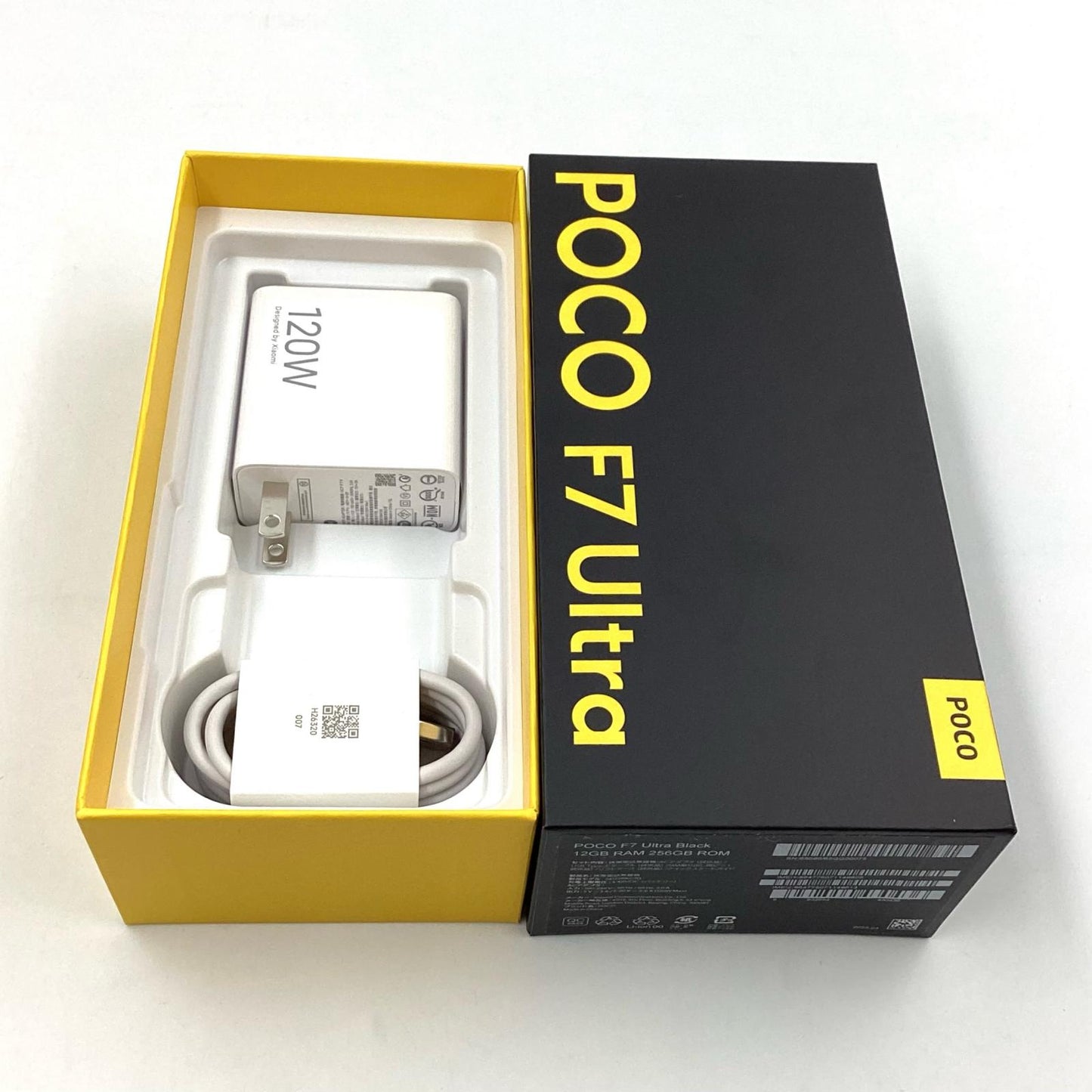 【全額返金保証】【最速発送】Xiaomi POCO F7 Ultra 256GB ウルトラブラック SIMフリー 24122RKC7G 白ロム 超美品 動作確認済