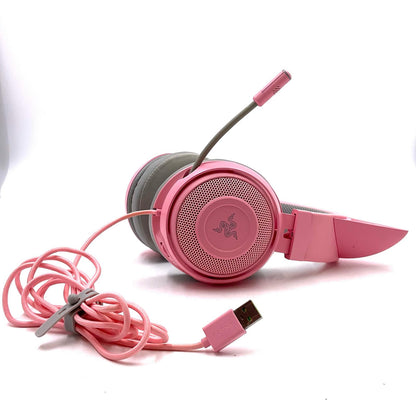 【全額返金保証】【最速発送】Razer kraken Kitty Quartz Pink 美品 動作確認済