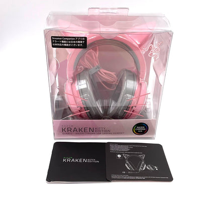 【全額返金保証】【最速発送】Razer kraken Kitty Quartz Pink 美品 動作確認済
