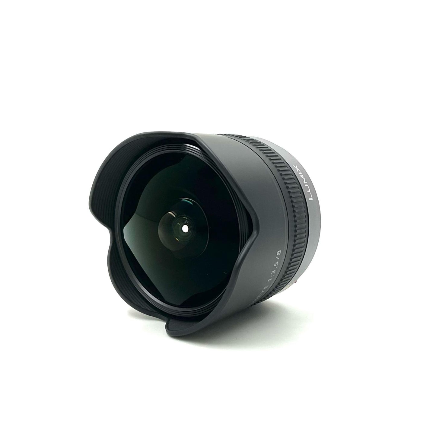 【全額返金保証】【最速発送】Panasonic LUMIX G FISHEYE 8mm/F3.5 H-F008 美品 動作確認済