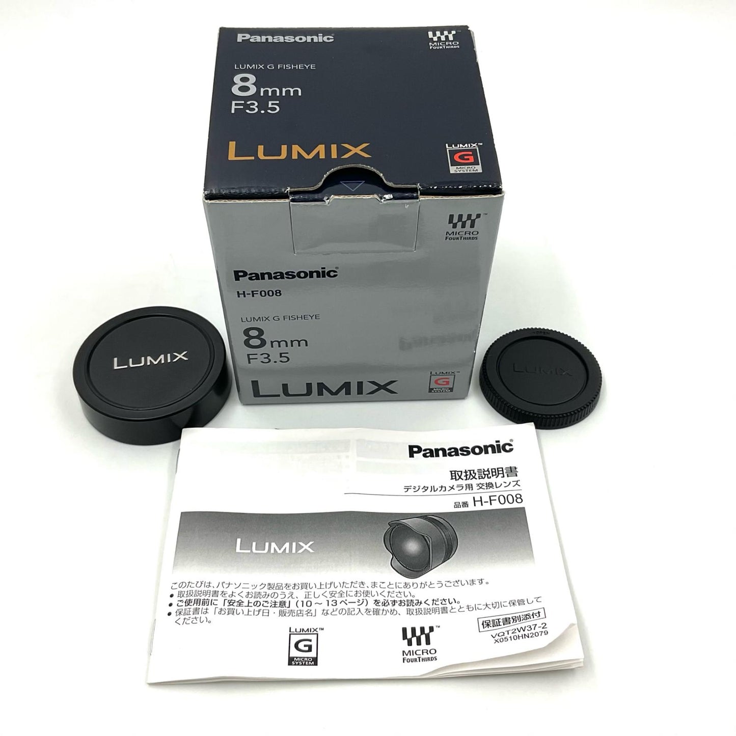 【全額返金保証】【最速発送】Panasonic LUMIX G FISHEYE 8mm/F3.5 H-F008 美品 動作確認済