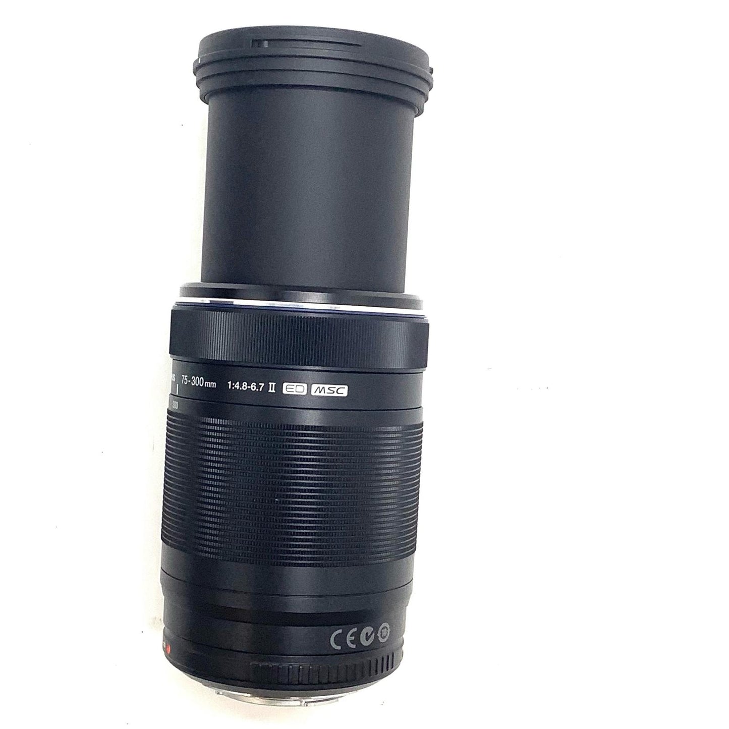 【全額返金保証】【最速発送】OLYMPUS M.ZUIKO DIGITAL ED 75-300mm F4.8-6.7 II [ブラック] 美品 動作確認済