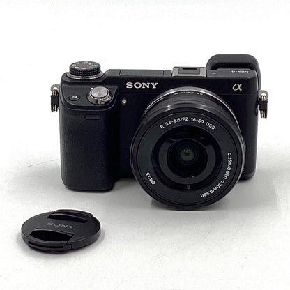 【全額返金保証】【最速発送】Sony デジタル一眼 α NEX-6L パワーズームレンズキット ブラック 動作確認済