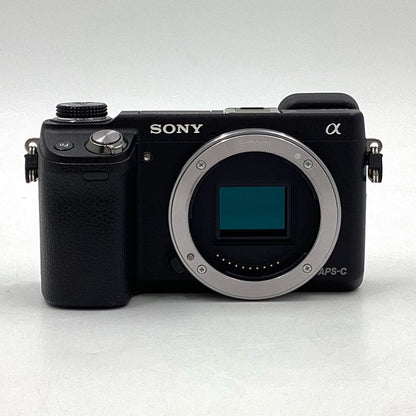 【全額返金保証】【最速発送】Sony デジタル一眼 α NEX-6L パワーズームレンズキット ブラック 動作確認済