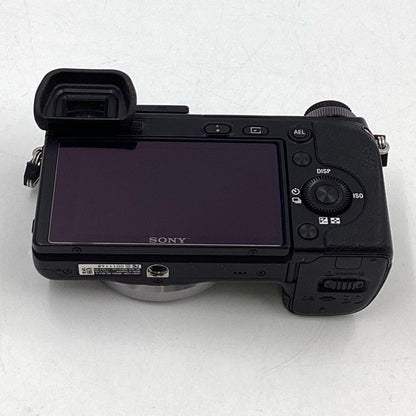 【全額返金保証】【最速発送】Sony デジタル一眼 α NEX-6L パワーズームレンズキット ブラック 動作確認済