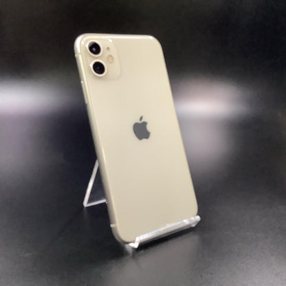 【全額返金保証】【最速発送】Apple iPhone iPhone 11 128GB シルバー Softbank 白ロム 動作確認済 76%