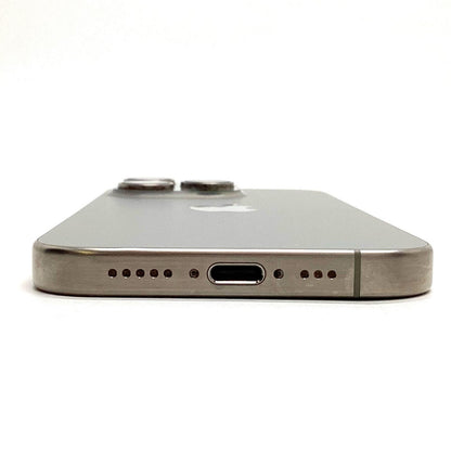 【全額返金保証】【最速発送】Apple iPhone iPhone 15 Pro 128GB ナチュラルチタニウム au SIMフリー 美品 動作確認済 84%