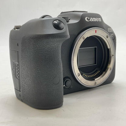 【全額返金保証】【最速発送】Canon デジタル一眼 EOS R7 ボディ ブラック 美品 動作確認済