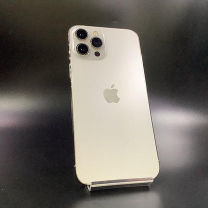 【全額返金保証】【最速発送】Apple iPhone iPhone 12 Pro Max 256GB シルバー Softbank 白ロム 動作確認済 73%