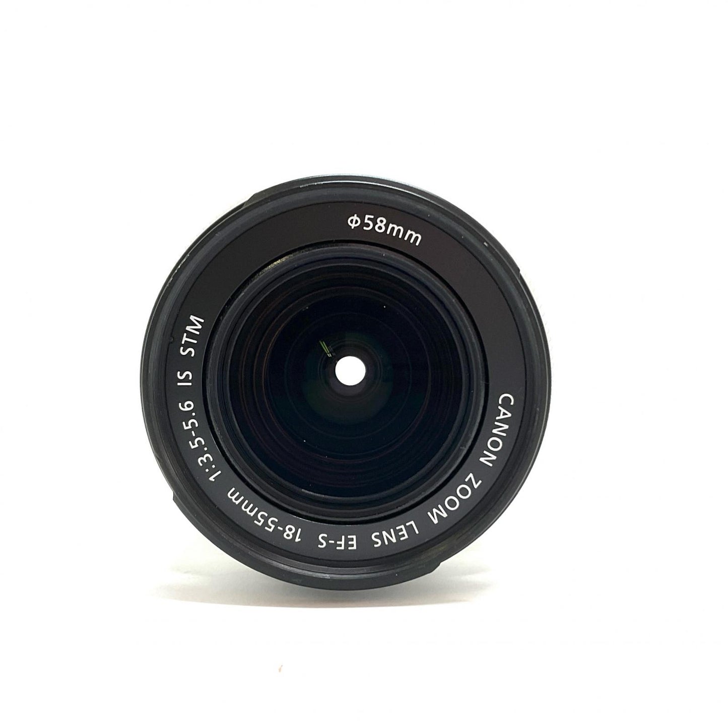 【全額返金保証】【最速発送】Canon EF-S18-55mm F3.5-5.6 IS STM [ホワイト] 美品 動作確認済