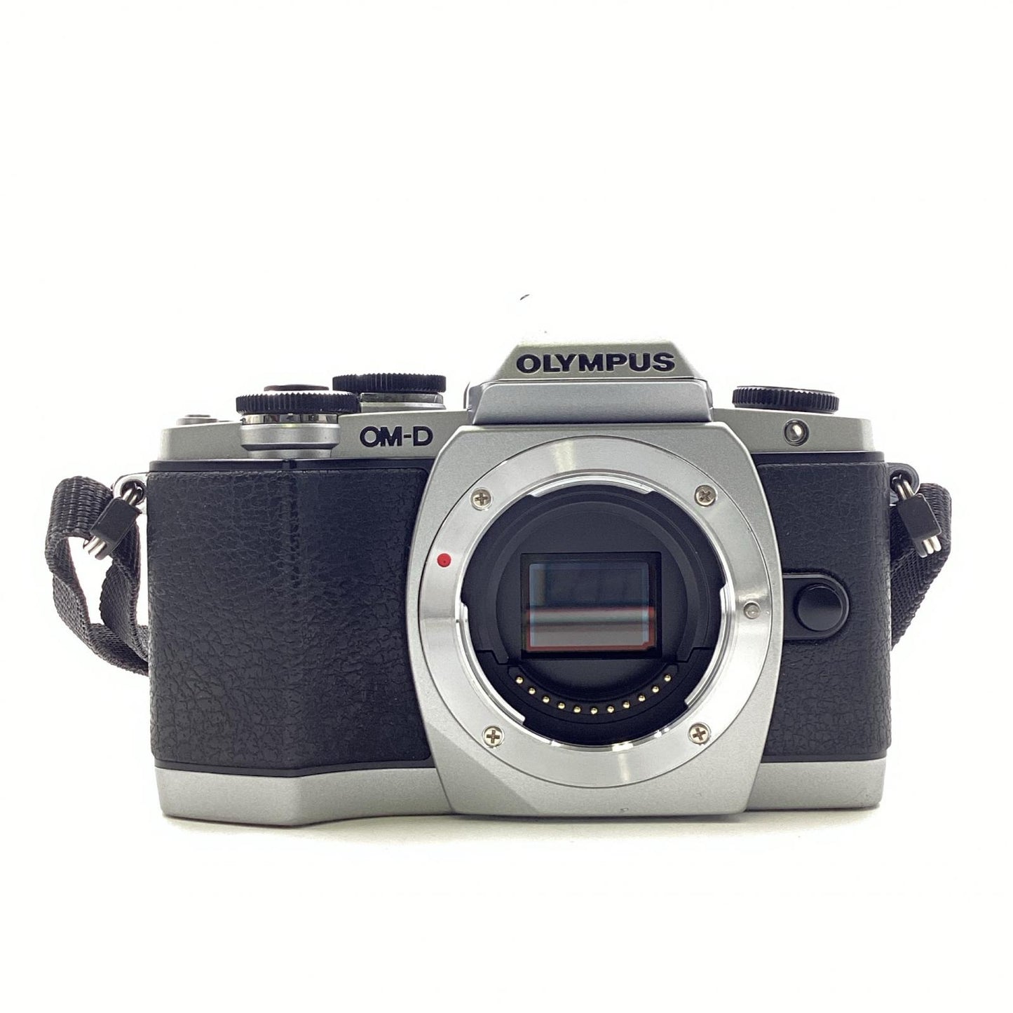 【全額返金保証】【最速発送】OLYMPUS デジタル一眼 OM-D E-M10 ボディ シルバー 動作確認済