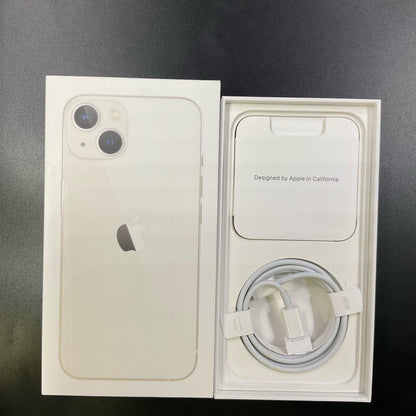 【全額返金保証】【最速発送】Apple iPhone iPhone 13 128GB スターライト docomo SIMフリー 白ロム 動作確認済 77%