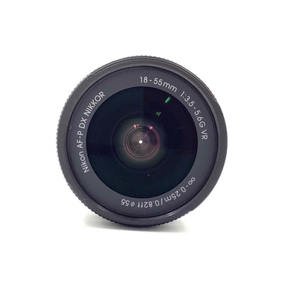 【全額返金保証】【最速発送】Nikon AF-P DX NIKKOR 18-55mm f/3.5-5.6G VR 美品 動作確認済