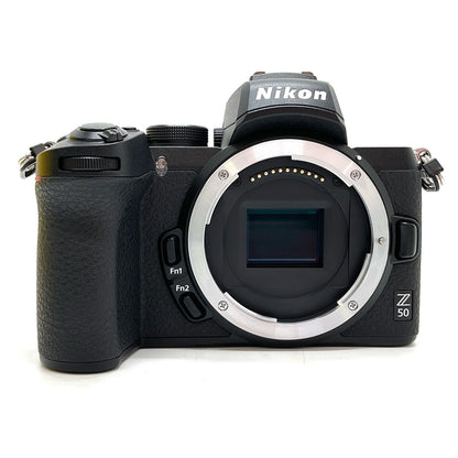 【全額返金保証】【最速発送】Nikon デジタル一眼 Z 50 ダブルズームキット ブラック 美品 動作確認済