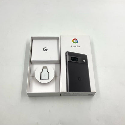 【全額返金保証】【最速発送】Google Pixel 7a 128GB チャコール docomo SIMフリー G82U8 白ロム 動作確認済