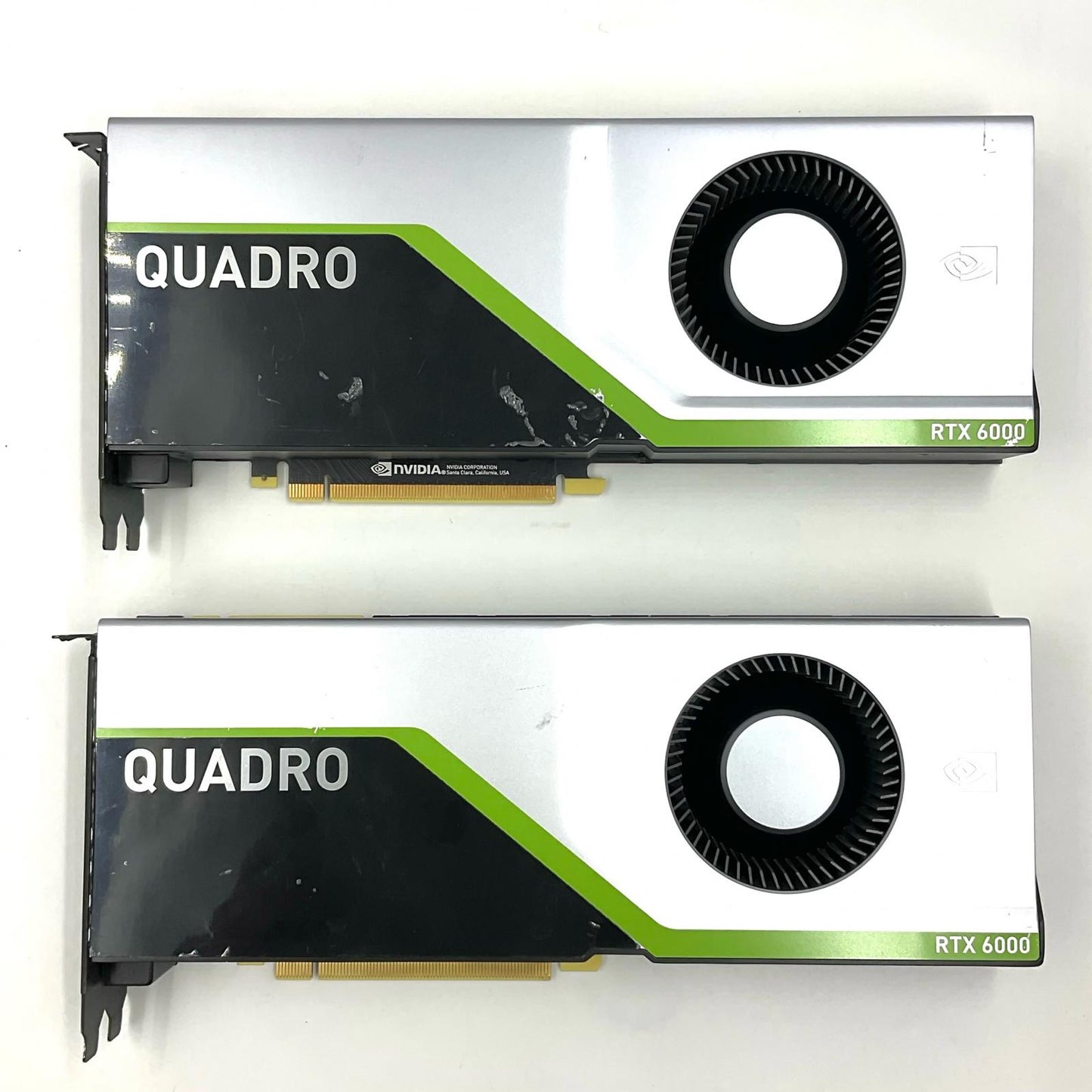 【全額返金保証】【最速発送】 グラフィックボード NVIDIA Qadro RTX 6000 2枚組 NVリンクアダプター付属 美品 動作確認済
