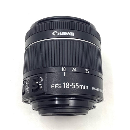 【全額返金保証】【最速発送】Canon EF-S18-55mm F4-5.6 IS STM 美品 動作確認済